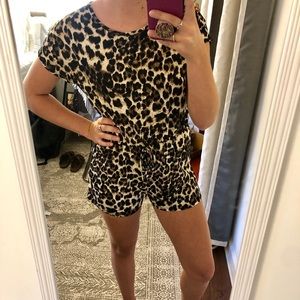 Cheetah romper